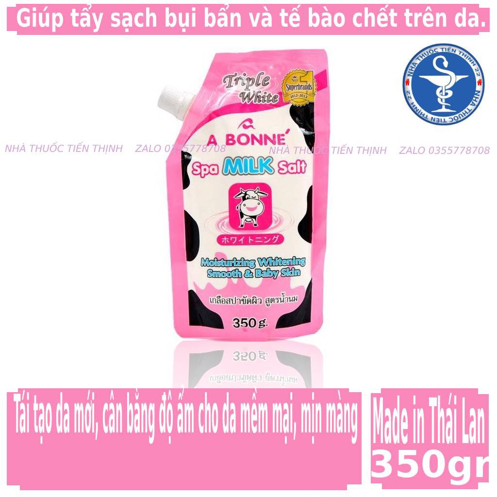 Muối tắm trắng da toàn thân ABONE spa Milk salt