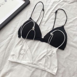 Áo bra cotton dây mảnh 2099