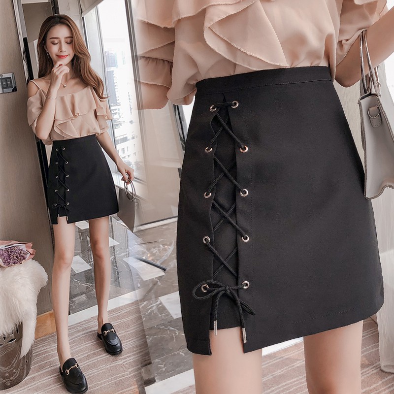 ⚡Follow Shop Săn Deal⚡ Chân váy đan dây, chân váy ngắn dự tiệc, chân váy ngắn siêu sang, chân váy body SHOPTHOITRANG10X