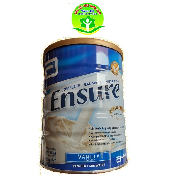 Sữa Ensure Úc hộp 850g