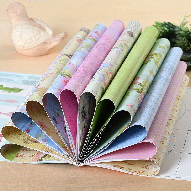 Giấy Gói Quà Đẹp  Sét 10 Tờ Đủ Hình