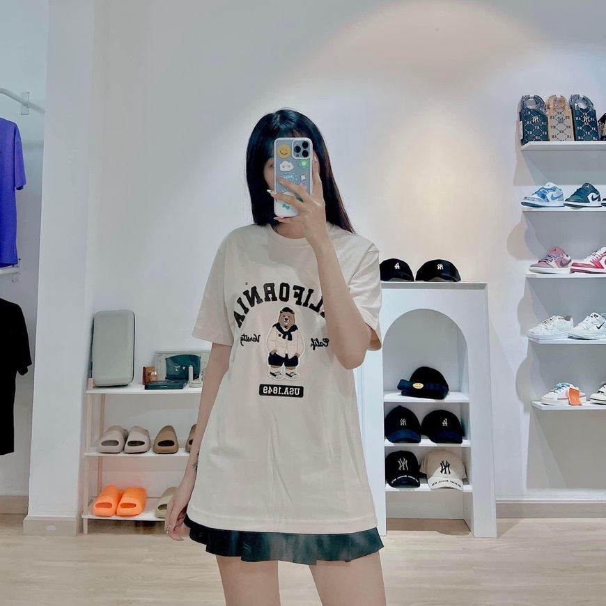 ẢNH THẬT / BAO AUTH - Áo Phông MLB Tee Who.Au SS2022 California 1849 Con Gấu - HÀNG CHÍNH HÃNG