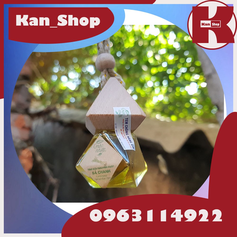 Tinh Dầu Mộc Nhiên Chính Hãng Có Chứng Nhận Mùi: Sả, Quế , Chanh, Cam, Chanh Sả, Bưởi, Cafe, Bạc Hà Cho Ô Tô