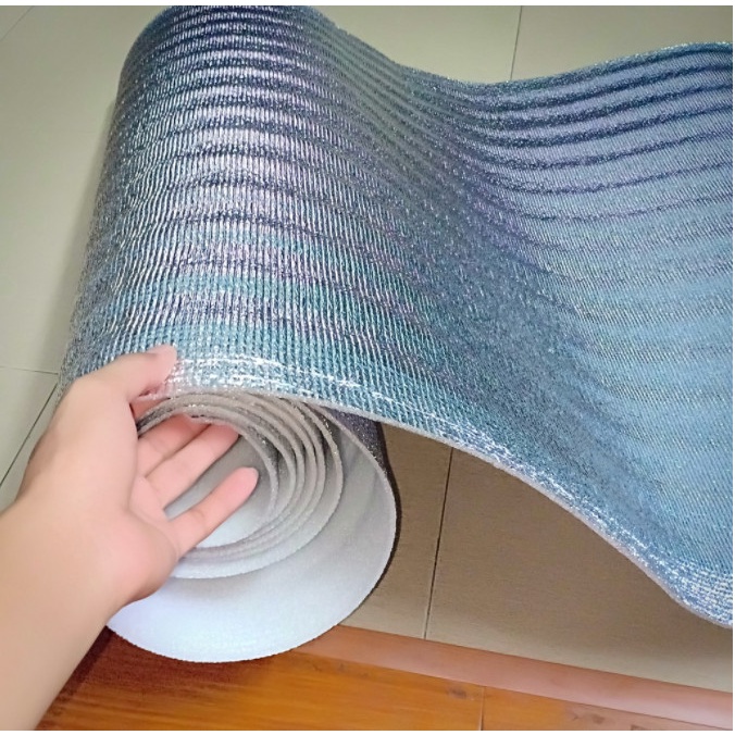 SET 2M2 tấm Xốp PE OPP cách nhiệt 1 mặt bạc dày 5mm KÍCH THƯỚC 2M X1M