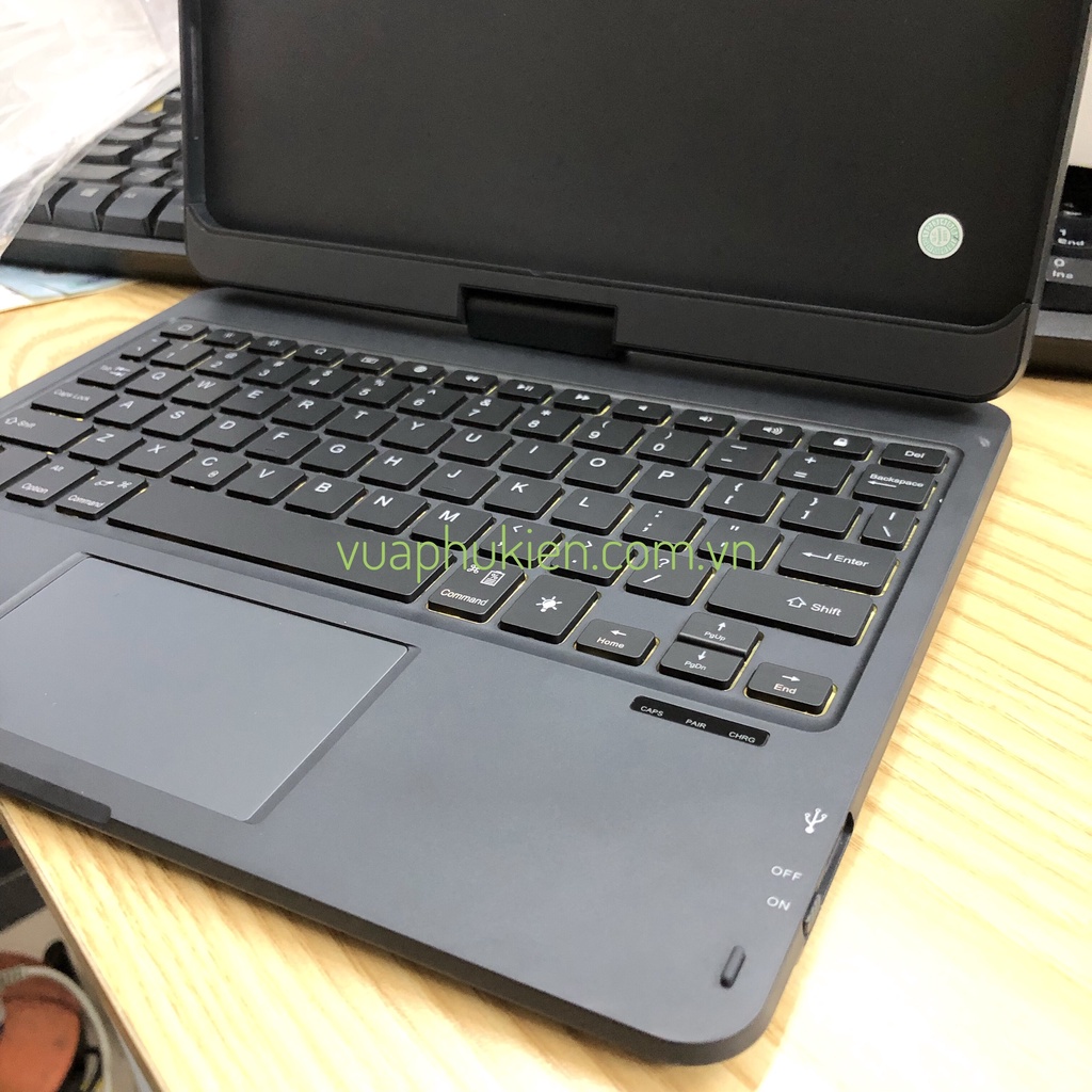 Bao da bàn phím bluetooth WiWu xoay 360 cho iPad Pro 11.0 inch 2018 2020 2021 2022 M1 Air 3 4 5 10.9 10.5 10.2 Gen 7 8 9