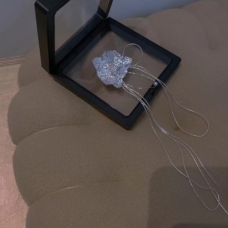 (MớI) Ghim CàI ÁO HìNh Hoa ĐíNh Đá Xinh XắN