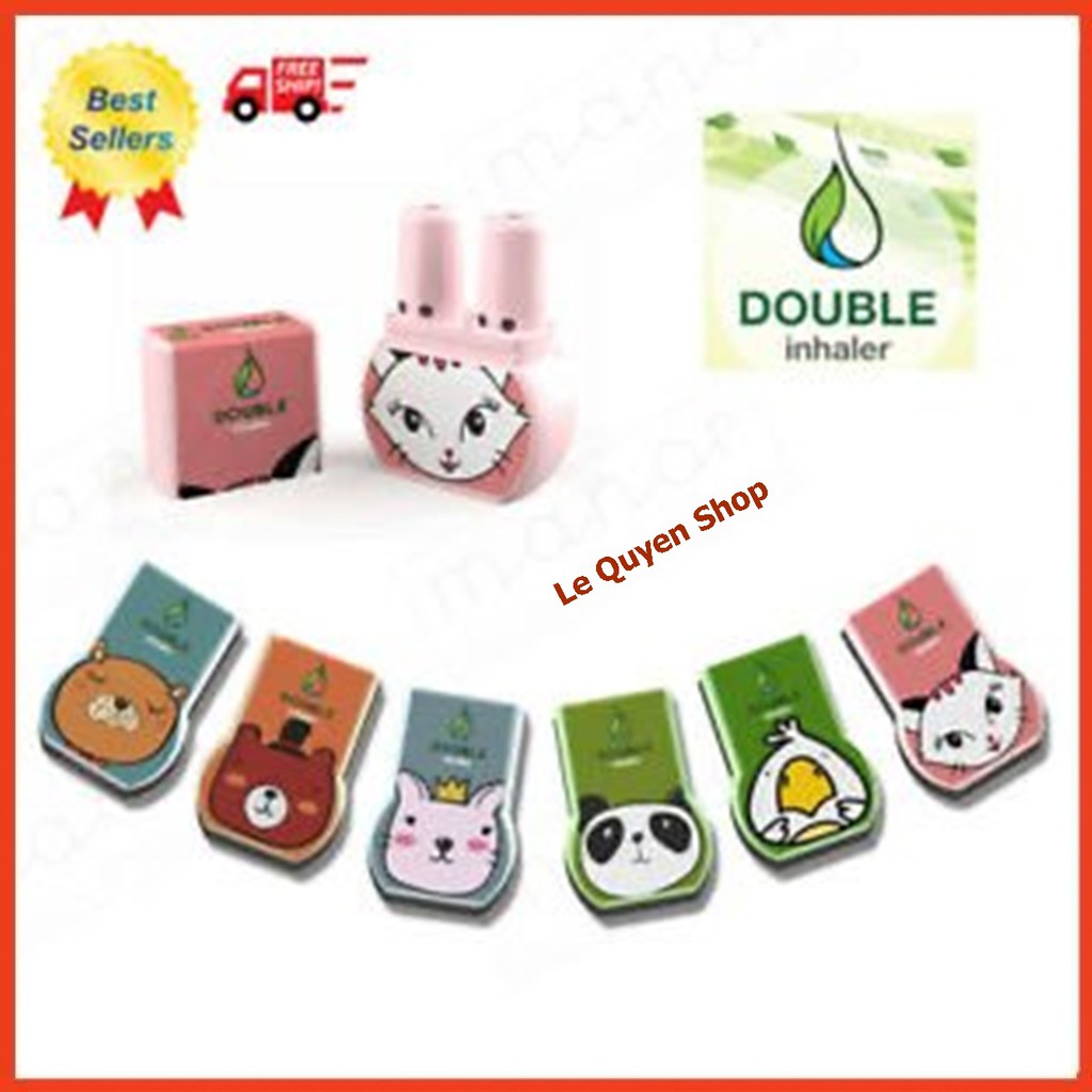 Ống Hít Đôi Thông Mũi Double Inhaler Thái Lan
