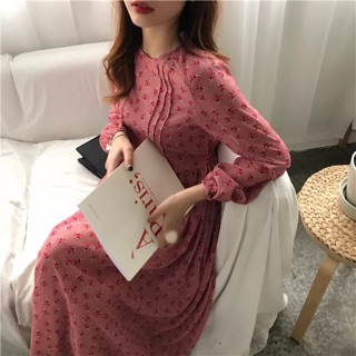 Váy hoa nhí dài