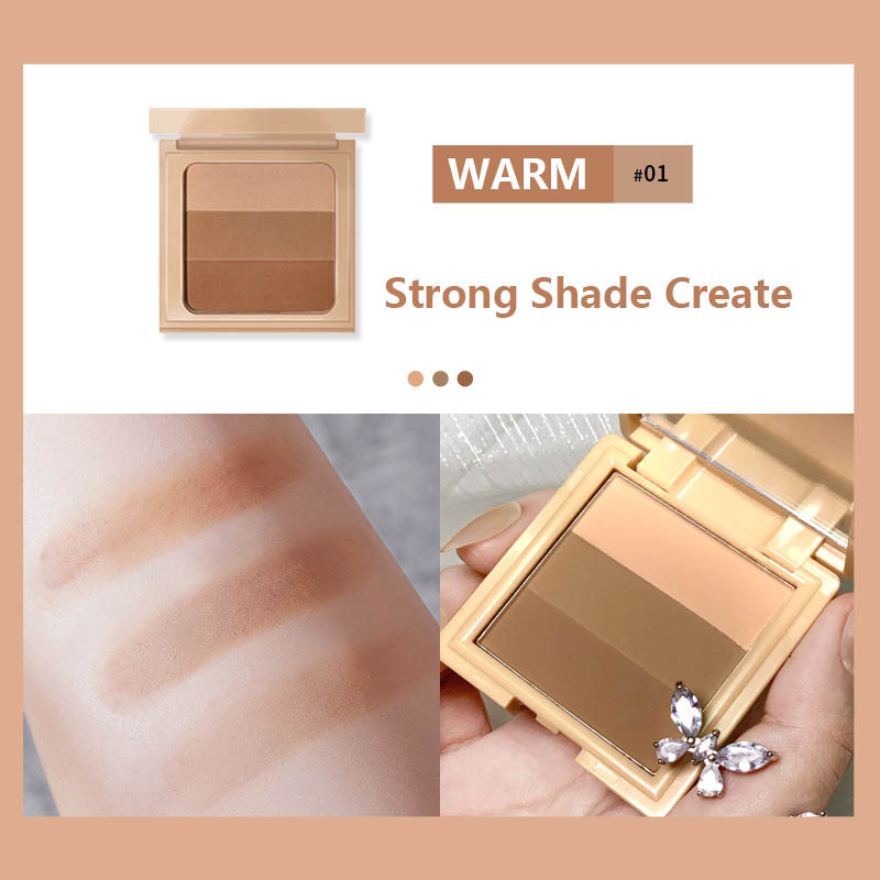 [Hàng mới về] Bảng Phấn Che Khuyết Điểm 3 Màu Kiss Beauty Thích Hợp Cho Người Mới Bắt Đầu | BigBuy360 - bigbuy360.vn