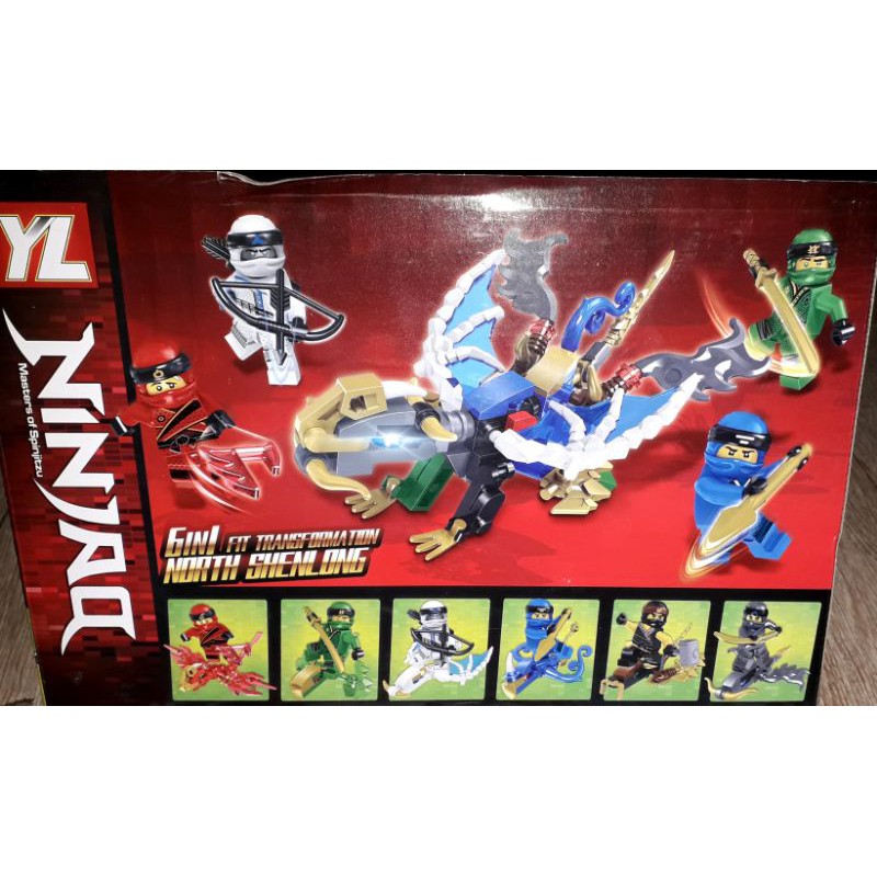 Lắp ráp 1 hộp LegoNinja Kỳ Lân 847 có nhiều chi tiết