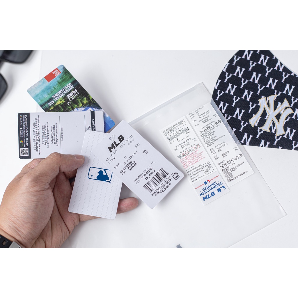 MLB (Full Túi Zip) 1 Khẩu Trang Vải Poly 2 Da Kháng Khuẩn Thoáng Khí Chống Bụi / Sương Mù In Chữ Ny La