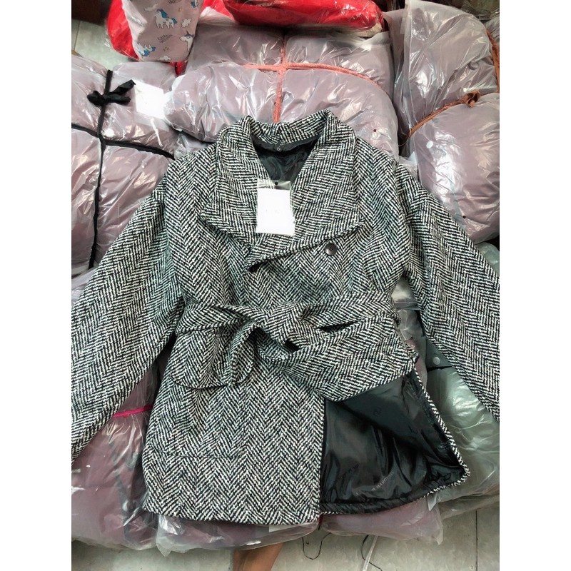 [FREESHIP - HÀNG LOẠI 1] ÁO DẠ XƯƠNG CÁ 2 LỚP KÈM ĐAI SIÊU CHẢNH | BigBuy360 - bigbuy360.vn