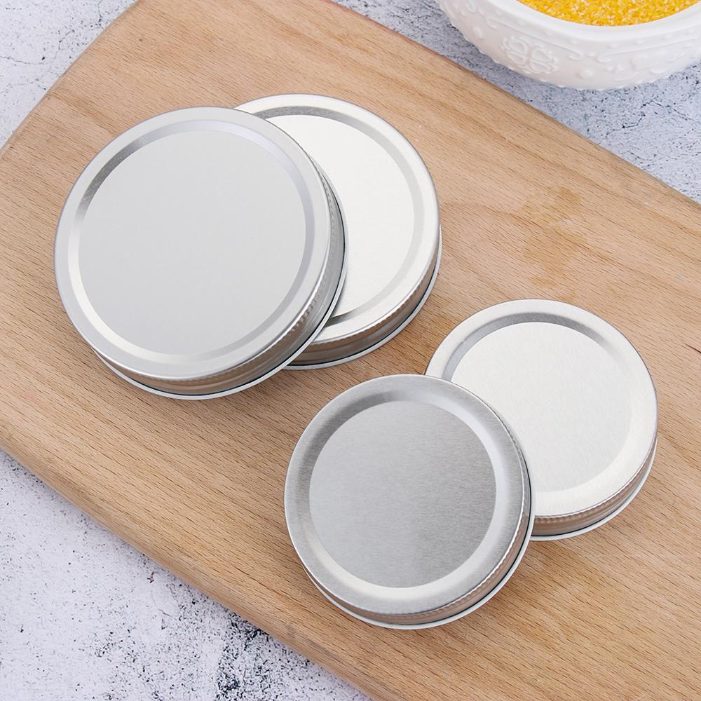 .N Gói 10 Nắp Đậy Hũ Gia Vị Miệng Rộng Bằng Thiếc Cho Nhà Bếp &amp; Bàn Ăn