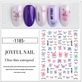 Sticker hoạt hình, gấu… dán móng
