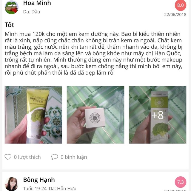 KEM DƯỠNG DA BROCCOLI SUPER BRIGHTENING CREAM