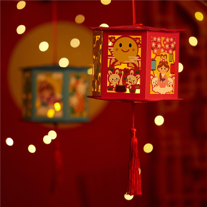 Đèn Lồng Bóng Led Thủ Công Dùng Làm Quà Tặng Dành Cho Bé