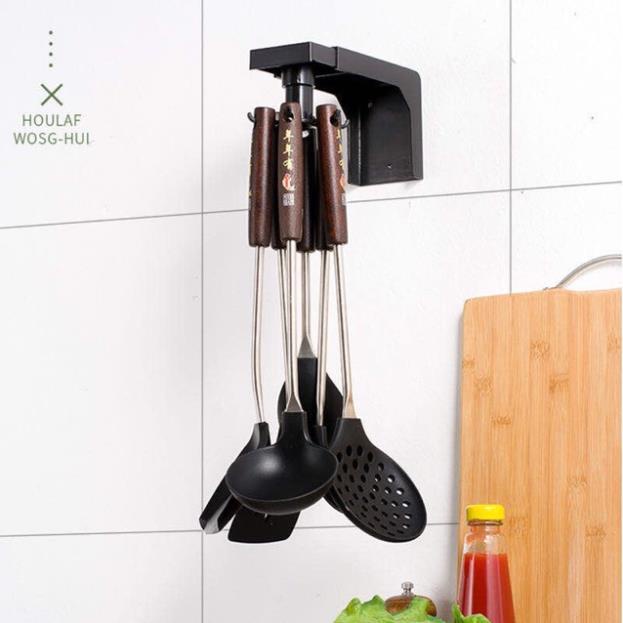 [FREESHIP] Giá Móc Treo Muôi, Thìa Xoay 360 Độ