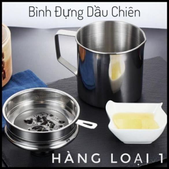 Ca lọc cặn dầu ăn INOX 304 không gỉ cao cấp