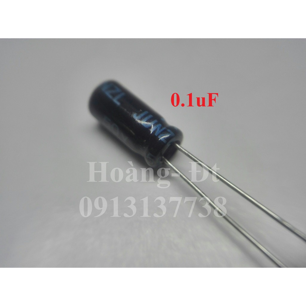 Tụ hoá 50v 0.1uF/ 0.22uF/ 0.47uF/ 1uF/ 2.2uF/ 4.7uF/ 10uF/ 22uF/ 47uF- 10 con