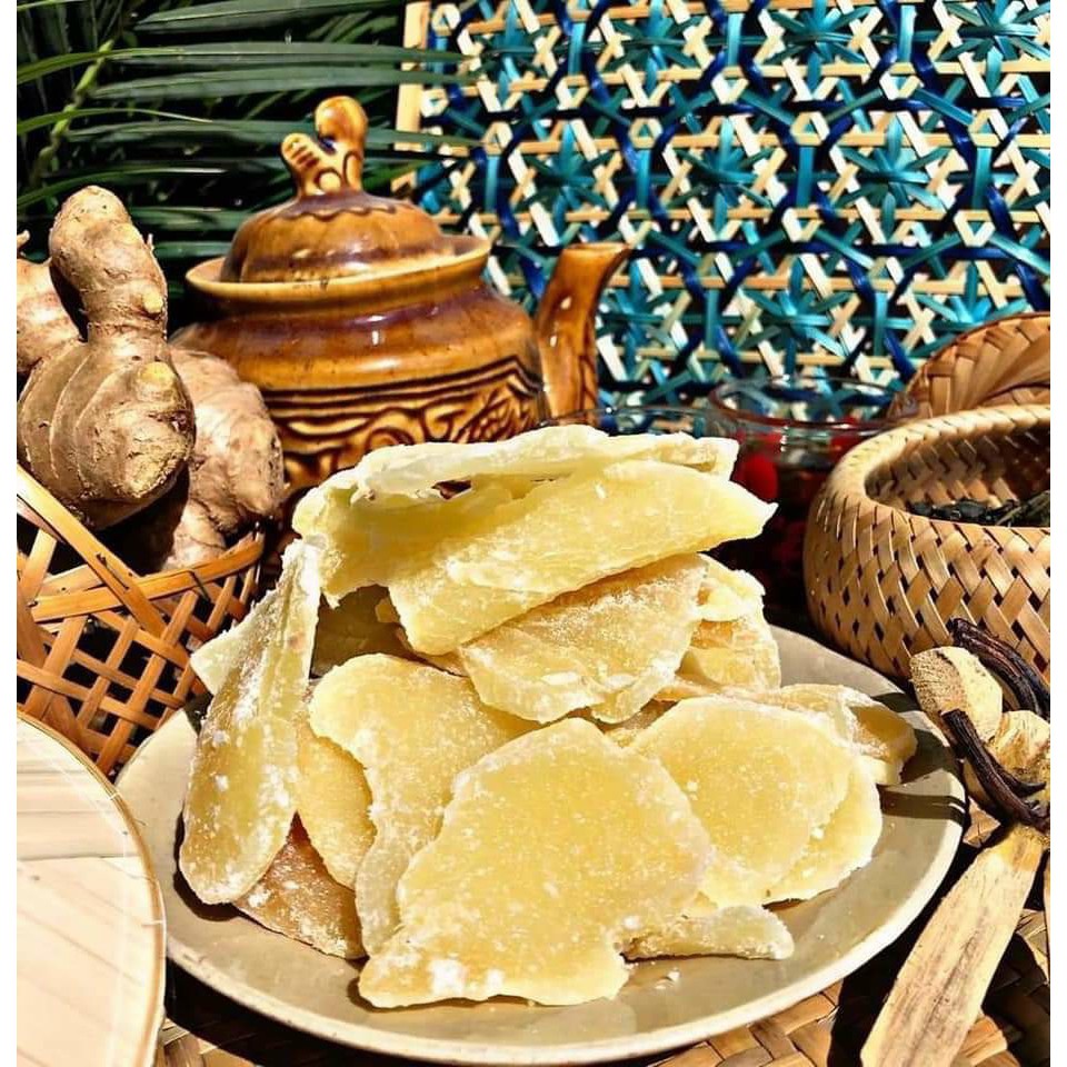 MỨT GỪNG MIẾNG SẤY DẺO - Hộp 500Gram