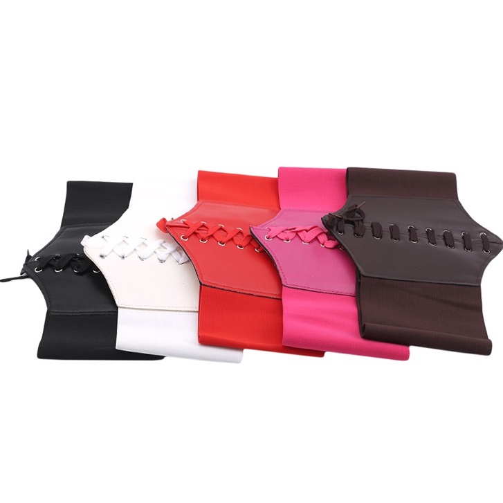 Thắt Lưng Thêu Họa Tiết Đính Đinh Tán Phong Cách Cổ Điển Thanh Lịch Dành Cho Nữ