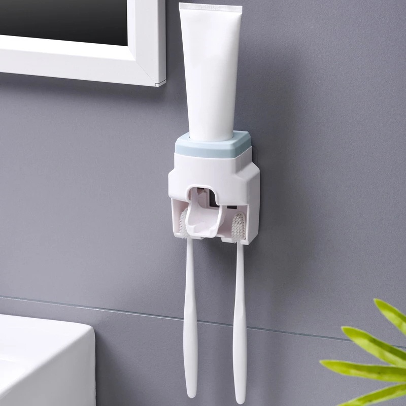 1 Bộ Giá Đỡ Bàn Chải Đánh Răng/ Kem Đánh Răng Gắn Tường Đa Năng Tiện Dụng Cho Nhà Tắm