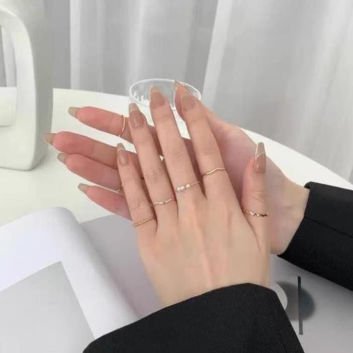 Set nhẫn 5 món phong cách vintage dịu dàng NHAN68