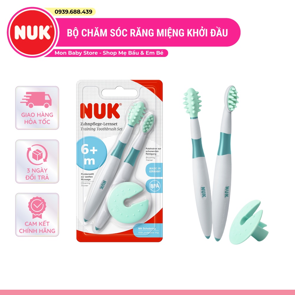Bộ chăm sóc răng miệng khởi đầu NUK - Bàn chải đánh răng cho bé NUK
