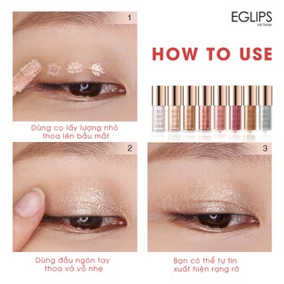 Nhũ mắt gel Eglips Lively Liquid Glitter Shadow version 2 4g