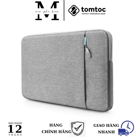 Túi chống sốc tomtoc (USA) 360° Protective Macbook Air/Pro 13/13.3"GREY - A13 | MON Phụ Kiện