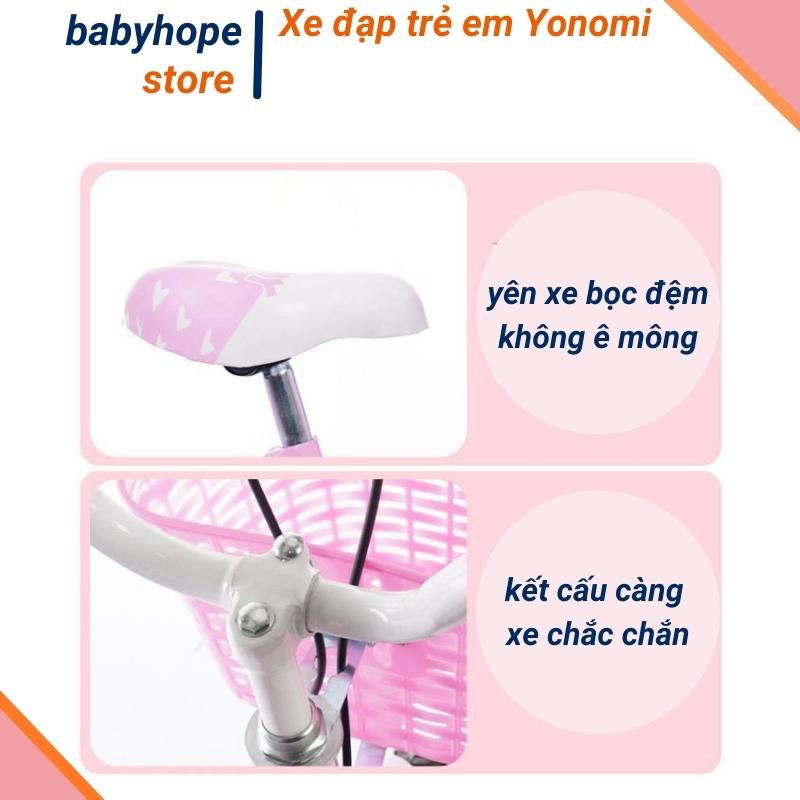 Xe đạp trẻ em Yonomi 12-14-16inch Nam và Nữ