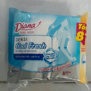 BVS hàng ngày Diana Sensi Cool Fresh gói 8 miếng