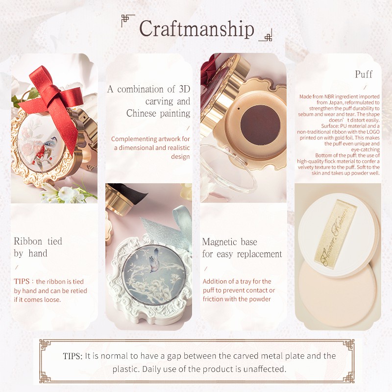 Phấn Phủ Flower Knows Dạng Nén Kiềm Dầu Kháng Nước Lâu Trôi Họa Tiết Hoa Dập Nổi Thiết Kế Vỏ Chạm Khắc 200g | BigBuy360 - bigbuy360.vn