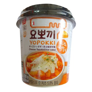 Bánh gạo Topokki - Yopokki vị Phomai cốc (120g)