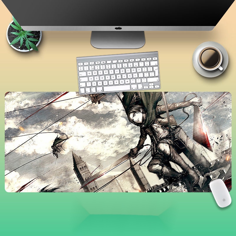 Attack On Titan anime pad chuột lớn Miếng Lót Chuột, Bàn Di Chuột