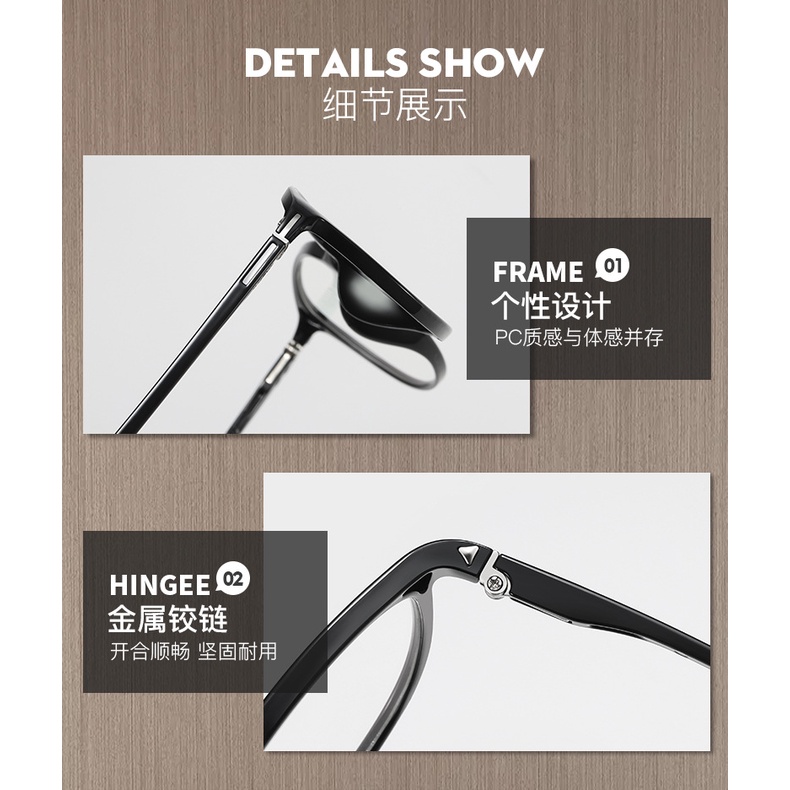 Kính chống tia sáng xanh thời trang hàn quốc kính máy tính chống bức xạ