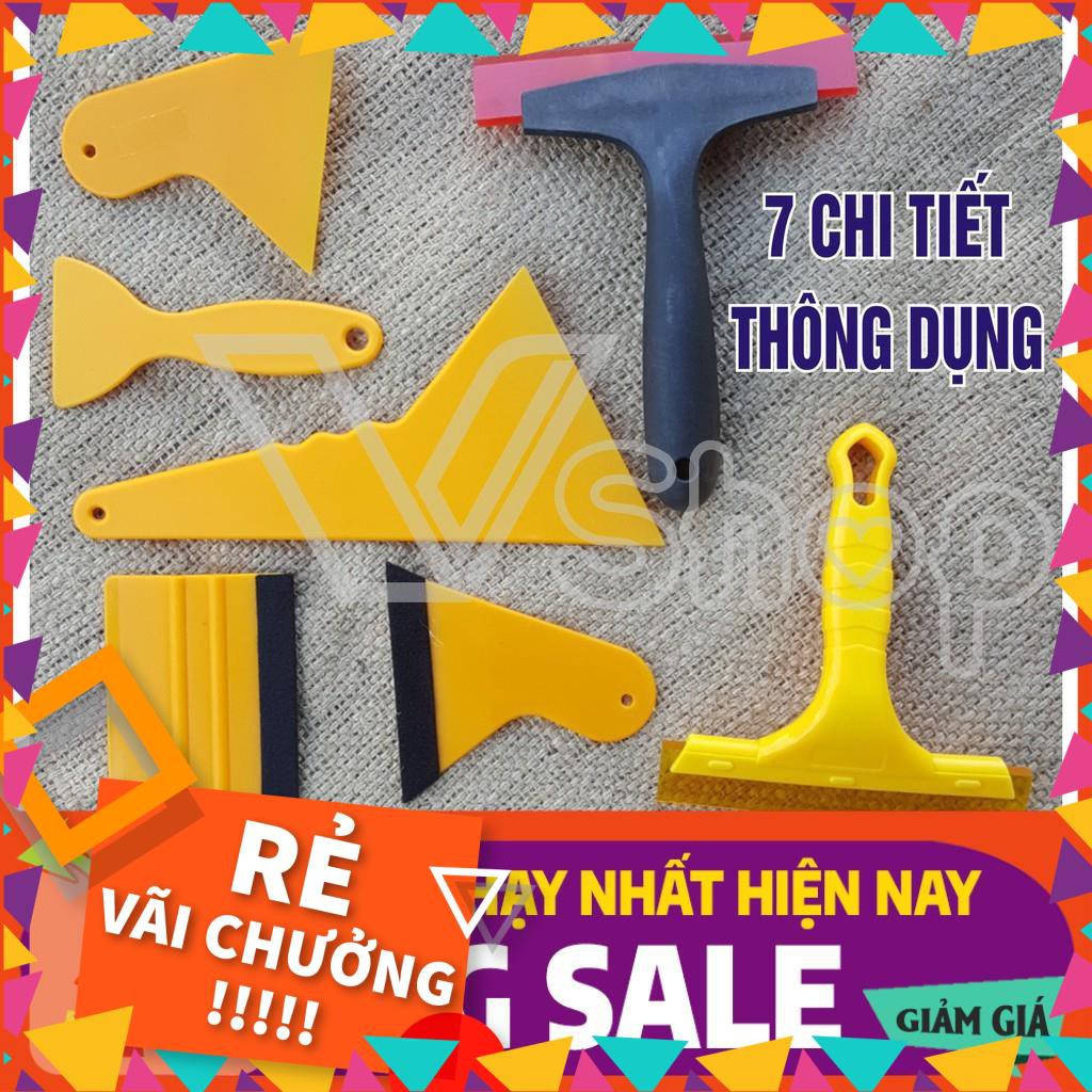 [BÁN CHẠY]  Dụng cụ dán decal, gạt kính đa năng, dụng cụ dán phim, decal trang trí xe.