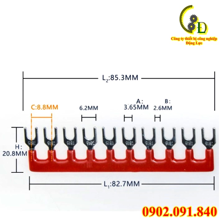 Thanh dăm cài cầu đấu TB1510 2 chiếc ✴️VIP✴️ dòng 15A - 10 chân giá tốt