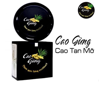 Cao Gừng Gel Tan Mỡ hiệu quả nhất hiện nay