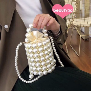 Túi Đeo Chéo Ngọc Trai Handmade Thời Trang Dành Cho Nữ