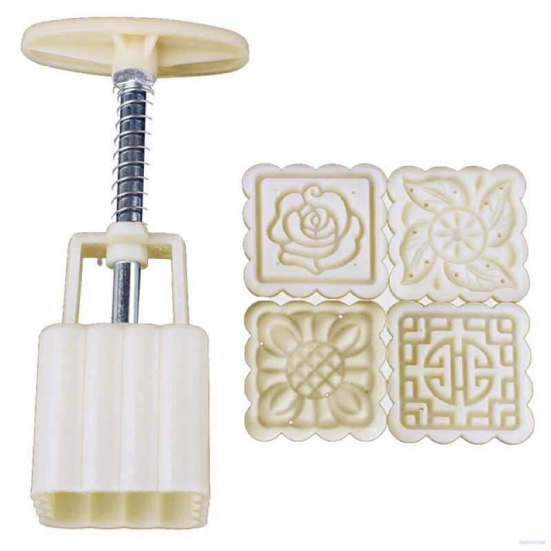 Bộ Khuôn Làm Bánh Trung Thu 50g Tiện Lợi