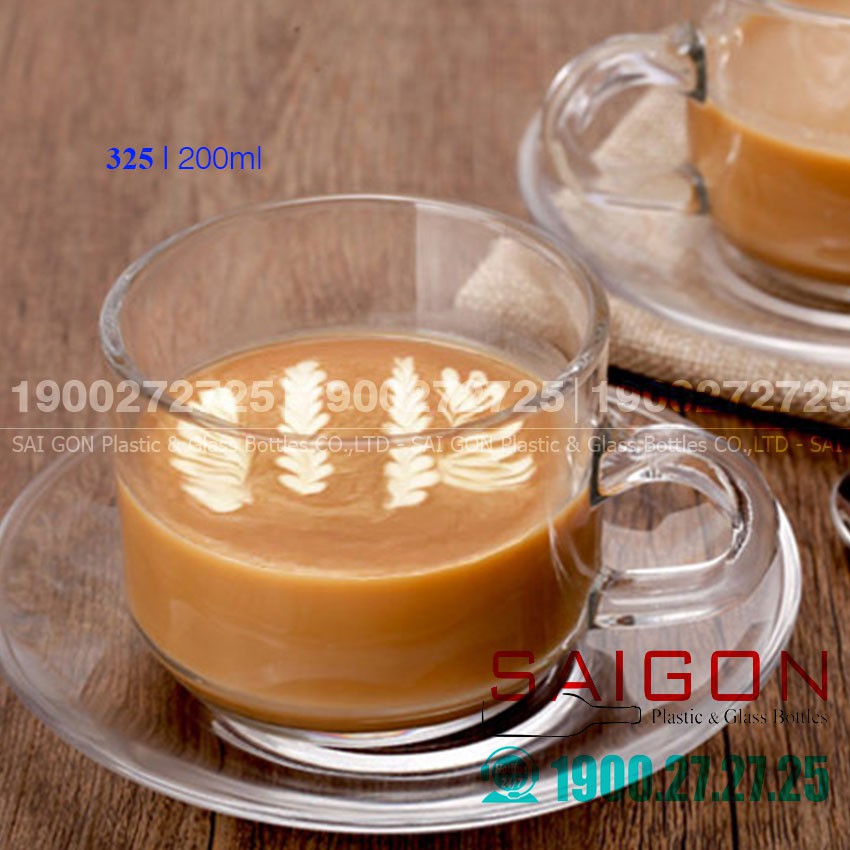 Tách Thủy Tinh Union Stack Tea Cup 200ml | UNI.324 , Nhập Khẩu Thái Lan | BigBuy360 - bigbuy360.vn