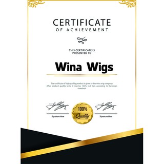Tóc Thật Siêu Da WINA Dài 50cm [ 2 Mái - Mái Thưa ] TGT-005