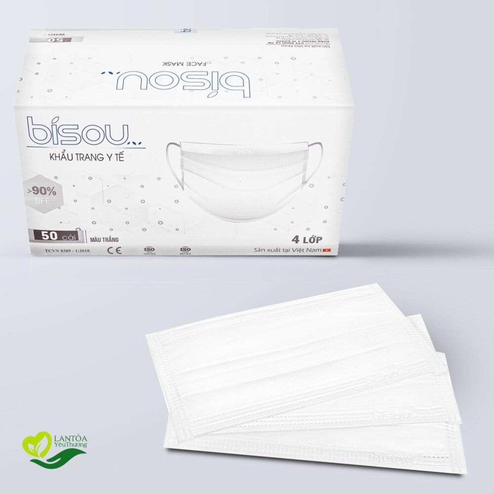 Khẩu trang Y Tế 4 LỚP BiSou