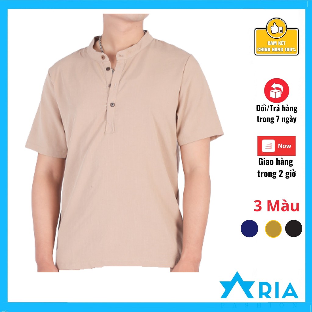 Áo Đũi Nam Cổ Tàu Ngắn Tay Thoáng Mát Mềm Mại, thấm hút mồ hôi | BigBuy360 - bigbuy360.vn