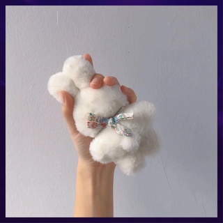 Móc Khóa Thỏ Nhồi Bông Handmade Dễ Thương
