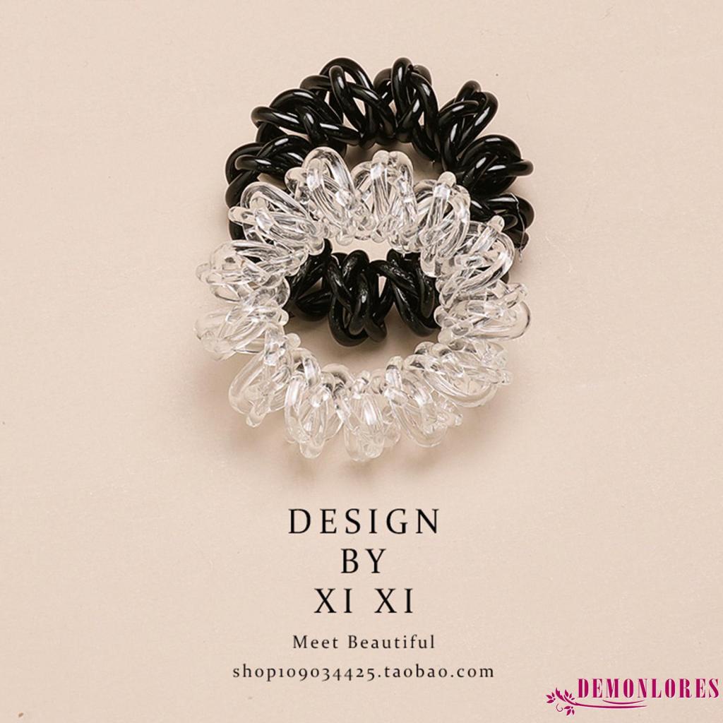 Dây buộc tóc điện thoại dạng xoắn ốc cho nữ