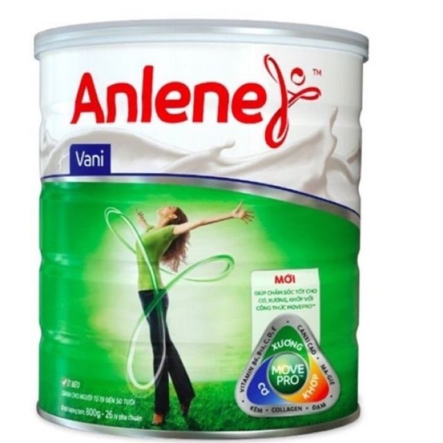 Sữa bột Anlene xanh 800g ( 19-45 tuổi)