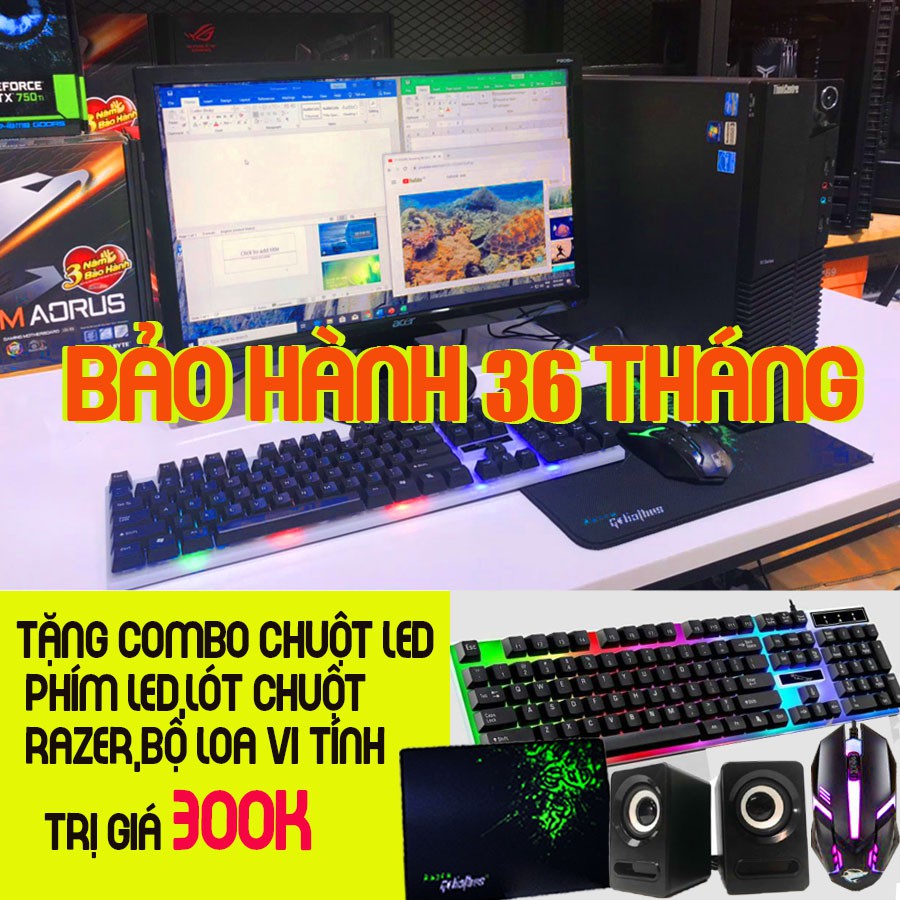 [Mã ELMS05 giảm 5% đơn 300K] Bộ Máy Văn Phòng Giá Rẻ Bảo Hành [36 Tháng] Phục Vụ ,WORD , EXCEL , nghe nhạc , xem phim