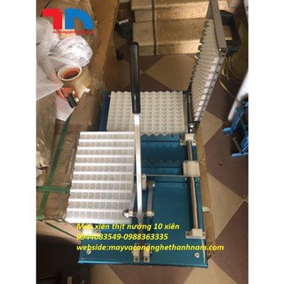 Máy xiên thịt nướng 10 xiên